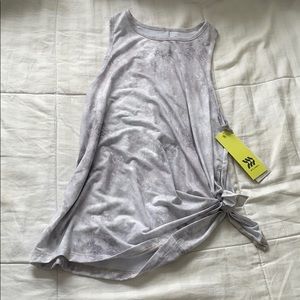grey tie dye workout tank